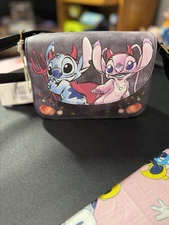Loungefly Disney Stitch & Angel Devils Crossbody Purse Bag BRAND NEW
