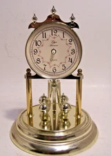 Vintage Elgin Rotating Pendulum Quartz Westminster Chime Clock USA - Parts Only