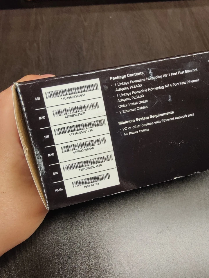 Linksys PLSK400 Powerline Kit, wired network expansion using electrical outlets - Image 3 of 4