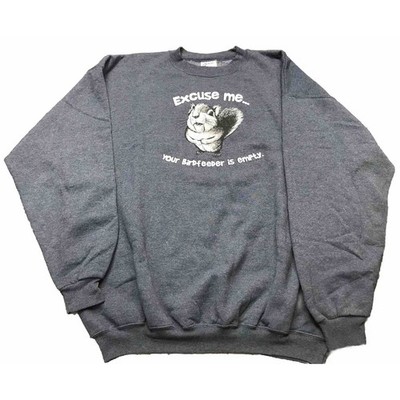 Vintage Excuse Me Your Bird Feeder is Empty Squirrel Sweatshirt Pullover XL Nice