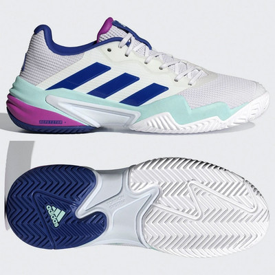 Adidas Barricade 13 Herren Größe 8 8,5 9 10 11 Tennisschuhe Turnschuhe weiß