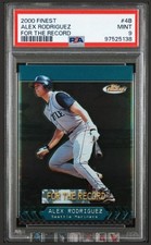 2000 Topps Finest Alex Rodriguez Refractor #4B /405 PSA 9 SSP RARE