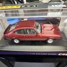 Vanguards Ford Capri Mk3 2.0S Imperial Red Metallic Diecast 1:43 VA10824 w/ Case