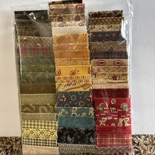 Quilt Shoppe 50 Jelly Roll Pre-Cut Strips Cotton Quilting Fabric #4