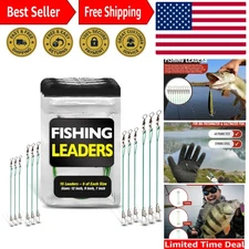 Versatile Fishing Leaders Variety: 15 Steel Swivels for Saltwater & Freshwater