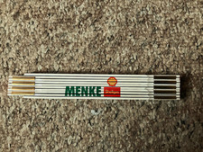 Zollstock 2 m mit Werbung Menke Shellgas