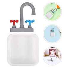 Kitchen Toy Set for Kids Play Accessories Water Sink Child's Playset