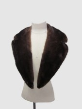 Men's NEW Mink Fur Collar Scarf Men Notch Style