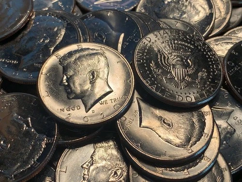 1 ROLL OF 2020 D Not Intended For Circulation Kennedy GEM BU Half Dollars