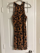 Leopard Print Sleeveless Dress