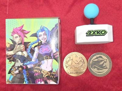 Insane 2XKO bundle. 2 Developer Coins And European Riot Only Joystick Display.