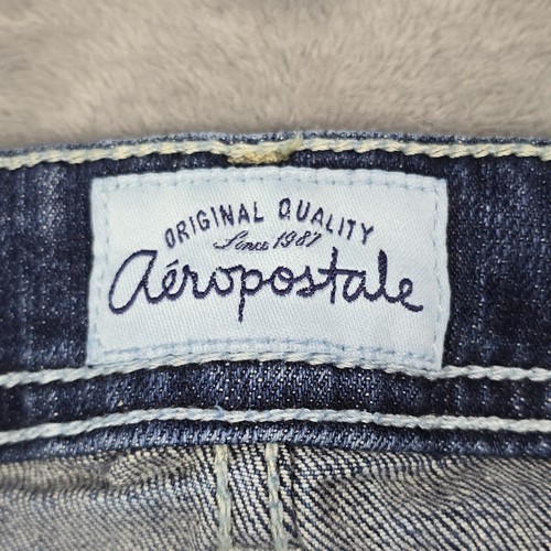 Aeropostale Jeans Womens 11/12 Long Chelsea Bootcut Dark Wash Blue * 30x31.5 - Picture 6 of 20