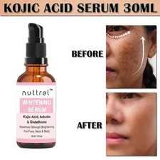 Dark Skin Whitening Lightening Brightening & Bleaching Face body serum  - (30ml)