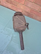 Antique Metal Oil Lamp Lantern Railway Carriage Vehicle? Vintage Bracket