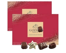 2 Pack Godiva Belgium Premium Chocolate Variety Assorted Chocolates, 11.3 OZ