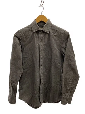 Nigel Cabourn Chemises Gris 44 Homme Manches Longues Boutonnée - Photo 1/4