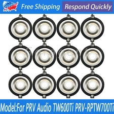 12PCS Driver Titanium Diaphragm 8 Ohms Replace For PRV Audio RPTW700Ti TW600Ti