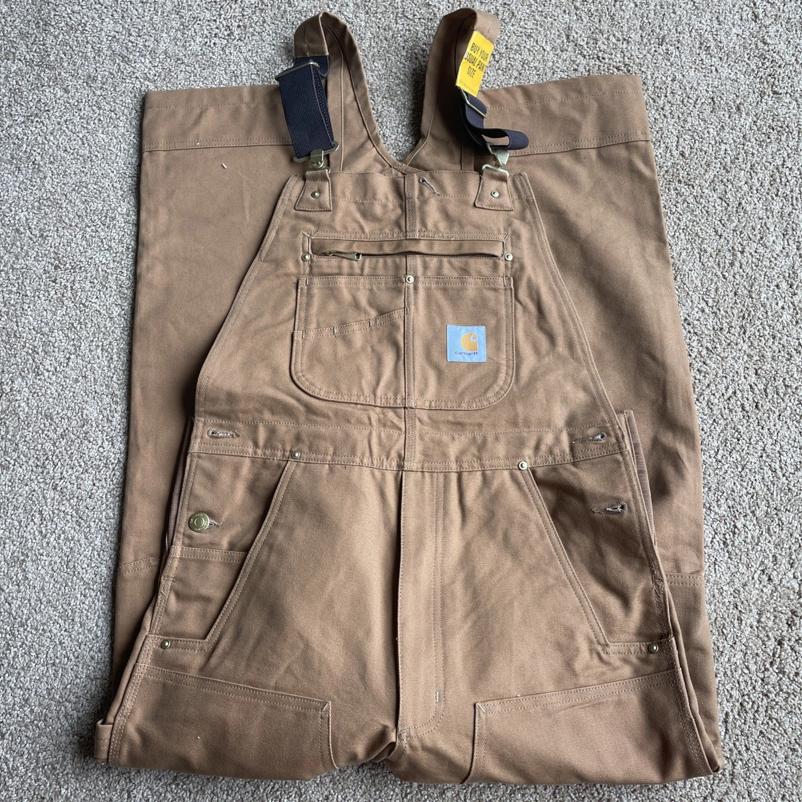 NEW Carhartt Men Duck Bib Overall Relaxed Fit 30x30 Model R01-M Outdoor Workwear
Opens in a new wind