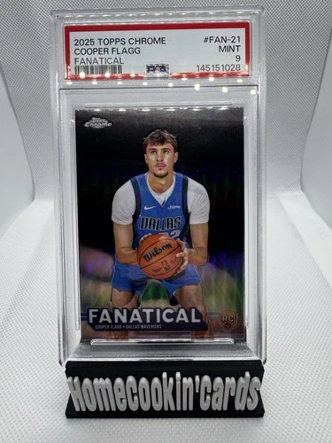 2025 Topps Chrome Cooper Flagg Base (PSA 9)