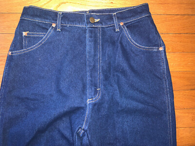 Vintage 60's 70s LEE RIDERS Selvedge Denim Sanforized Workers