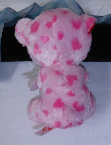 TY BEANIE BOOS, SWEETIKINS BEAR, 6" PINK, ORIGINAL 2014 W/TAGS, FOR VALENTINE'S! - Picture 4 of 12