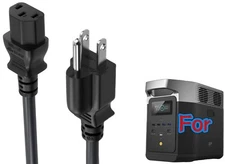 UL 6ft Power Cord For EF EcoFlow Delta 2 / Delta 2 Max / Delta pro Power Station