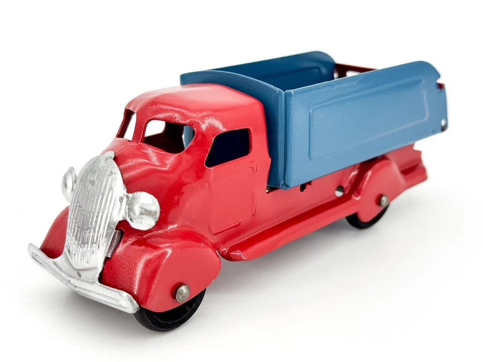 Camión Marx Studebaker 6,5" temprano cabina sobre hombre cueva Wyandotte juguete acero ¡BONITO! Foto 4 de 4