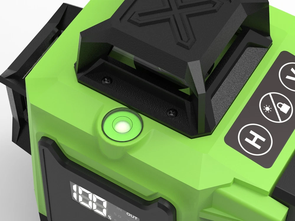 Inspiritech 4x360 Laser Level for Precise Floor Wall and Ceiling Alignment