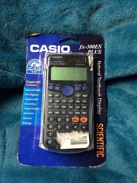 Scientific CASIO Calculator New Opened Pack FX-300ES PLUS Battery