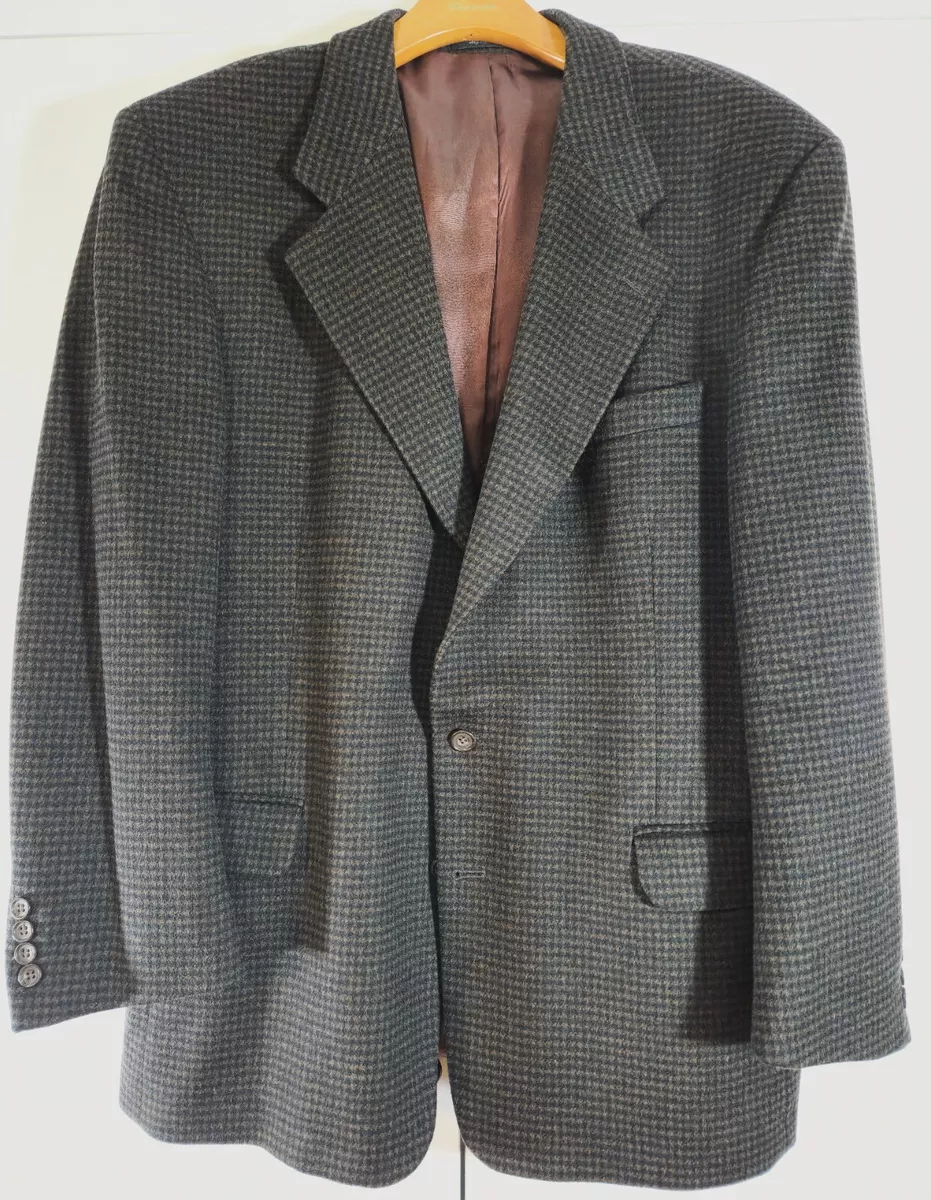 Cashmere Gianfranco Ruffini men s tweed blazer Vintage jacket 44R macedonia