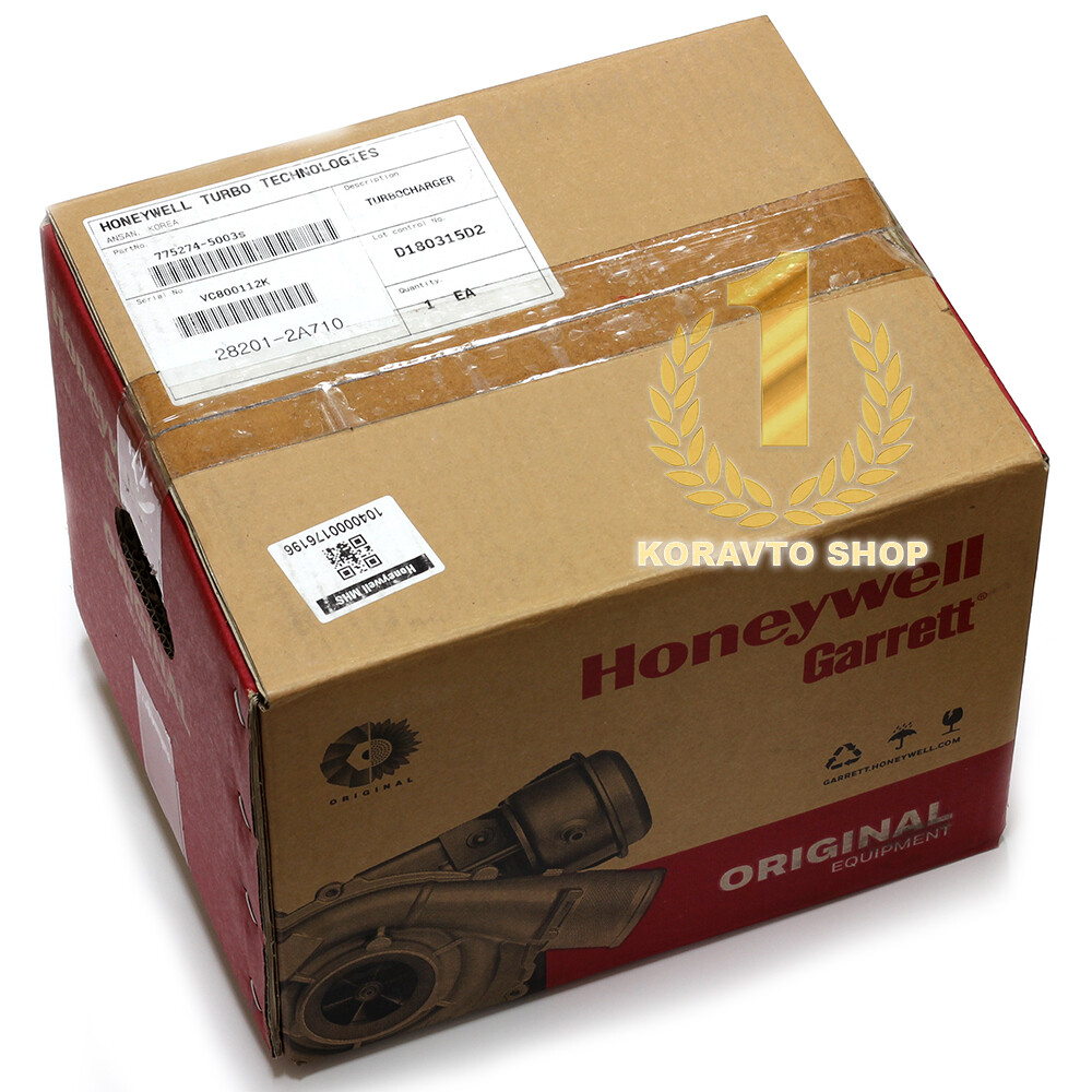 New Garrett Turbocharger 28201-2A710 775274-5003S for i30 Soul Cerato ...