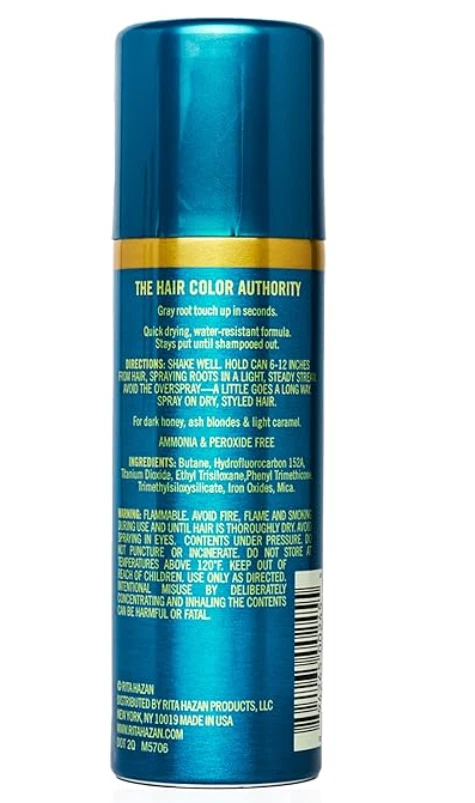 24 Bottles Rita Hazan Root Concealer Touch Up Spray 2 oz-Dark Blonde MADE IN USA - Image 2 of 4