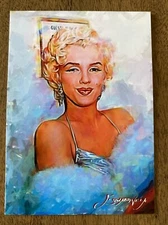 Marilyn Monroe #43 Art Card Limited Numbered xx/50 Edward Vela Signed 2018