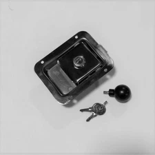 Toolbox Cabinet SS Slam Paddle Latch Lock 3.75" x 4.75" w/ inside latch release