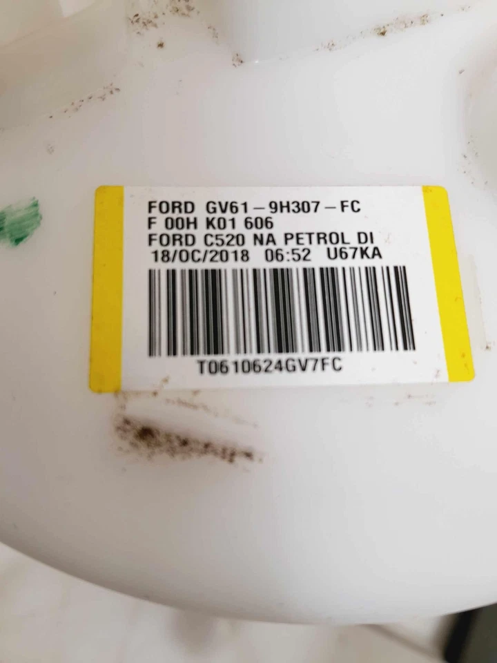 Conjunto de bomba de combustible Ford Escape 17-19 1,5 L 2,0 L OEM GV6Z9H307D Foto 4 de 4