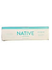 Native 4.1oz. Whitening Wild Mint Peppermint Oil Fluoride Free Toothpaste