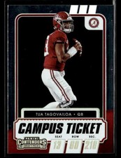 Tua Tagovailoa 2021 Panini Contenders Draft Picks #25 Campus Ticket
