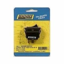 Seachoice On/Off 2 Position Rocker Switch w/Plug In Type Terminals 12411