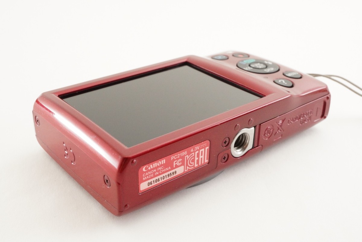 Canon IXY 160 Red 4GB SDHC Card Point & Shoot Digital Camera