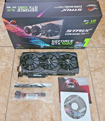 ASUS NVIDIA GeForce GTX 1080 8GB GDDR5X Graphics Card (STRIX