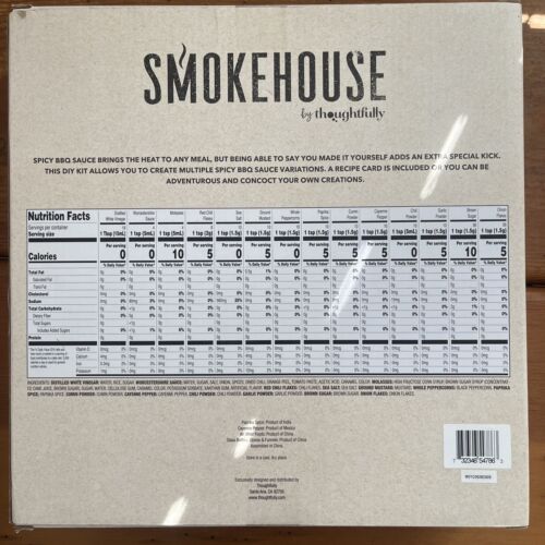 Smokehouse by Thoughtfully DIY Spicy BBQ Sauce Kit - bottles, funnels, spices… - Picture 2 of 2