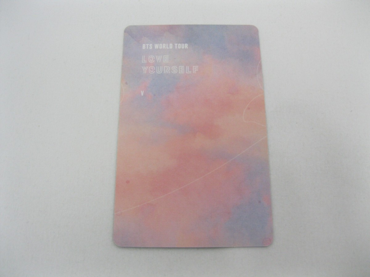 BTS V Taehyung Photocard PC Official Love Yourself Tour