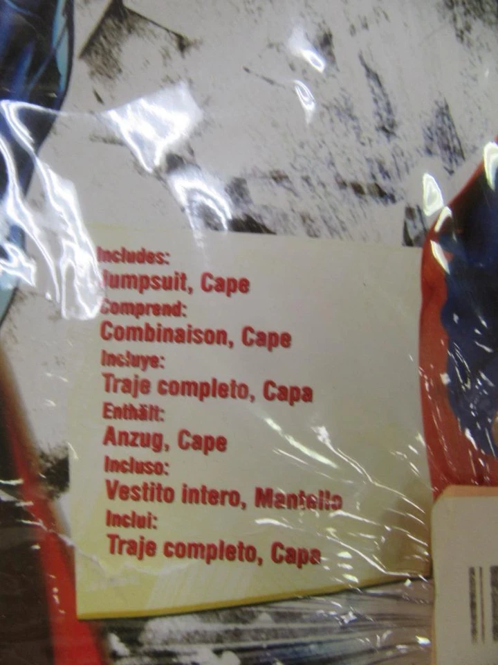 Rubie's Niños Infante Niño Pequeño Superman Halloween Disfraz Mono con Capa Foto 4 de 4