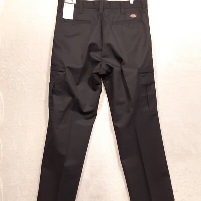 Dickies Mens Cargo Work Pants Sz.36x32/Black/RN#20697/Zipper Dickies Mens Cargo Work Pants Sz.36x32/Black/RN#20697/Zipper