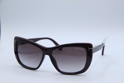 NEW TOM FORD TF 434 83T LINDSAY PURPLE GRADIENT AUTHENTIC