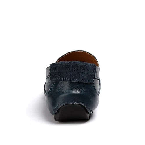 Herren Schuhe Leder Freizeit Autofahren Halbschuhe Schuhe Mokassins Sneaker Slipper - Bild 7 von 23