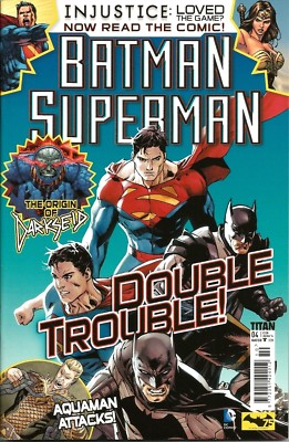 BATMAN / SUPERMAN #4  INJUSTICE GODS / TITAN COMICS UK / JULY 2014 / N/M 