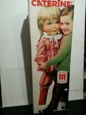 Bambola Gigante Caterina 1 mt. circa Ferrario Vintage Anni '70  