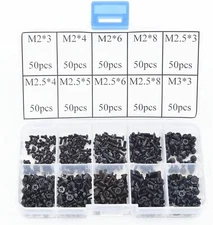 500 pcs Laptop Notebook Computer Screw Kit for IBM HP Dell Lenovo Samsung Sony
