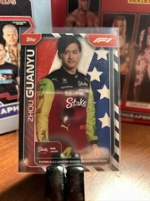 ZHOU GUANYU: 2024 Topps F1🏁USA Grand Prix🏁Austin Exclusive #AUT-18